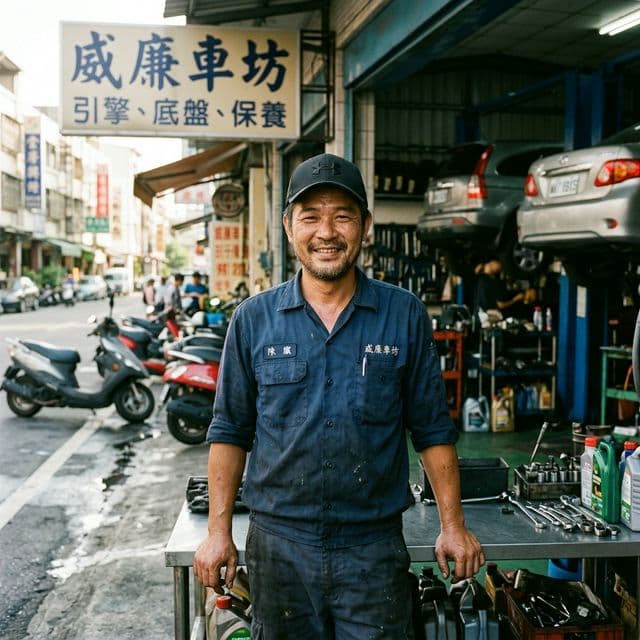 陳さん - 自動車整備工場オーナー