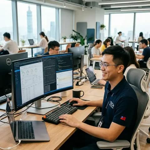 科技服務團隊使用 AI Agent 接待客戶